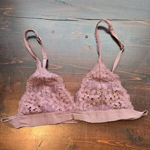 Anemone Mauve Lace Bralette